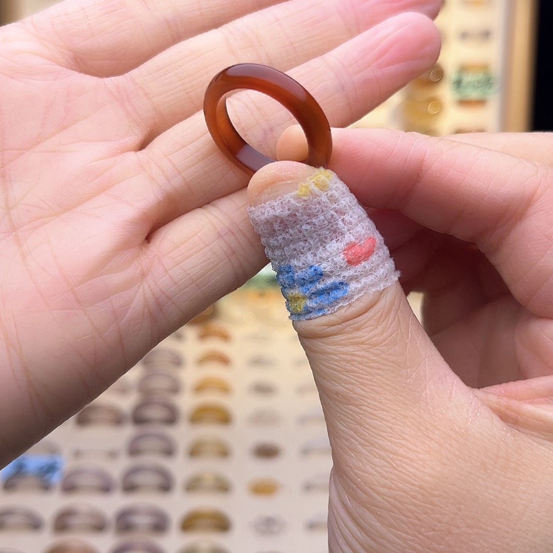 玛瑙/玉髓戒指未镶嵌