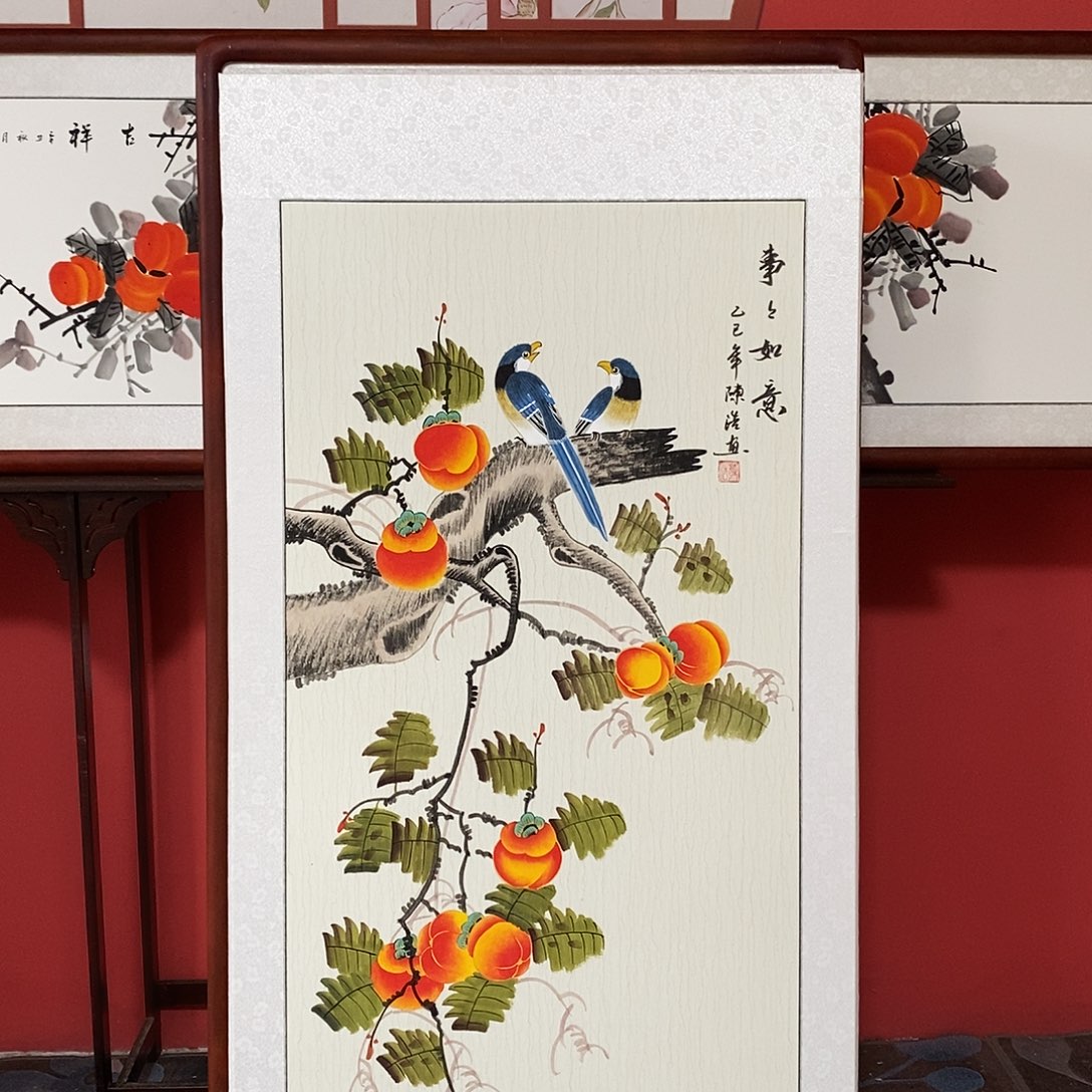 国画带框尺寸62✖️122厘米