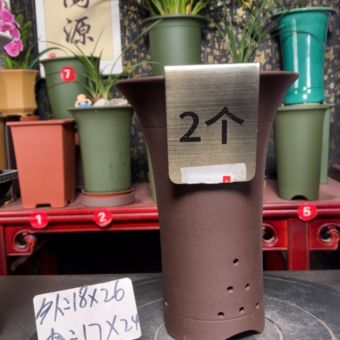 紫砂花盆紫砂花盆