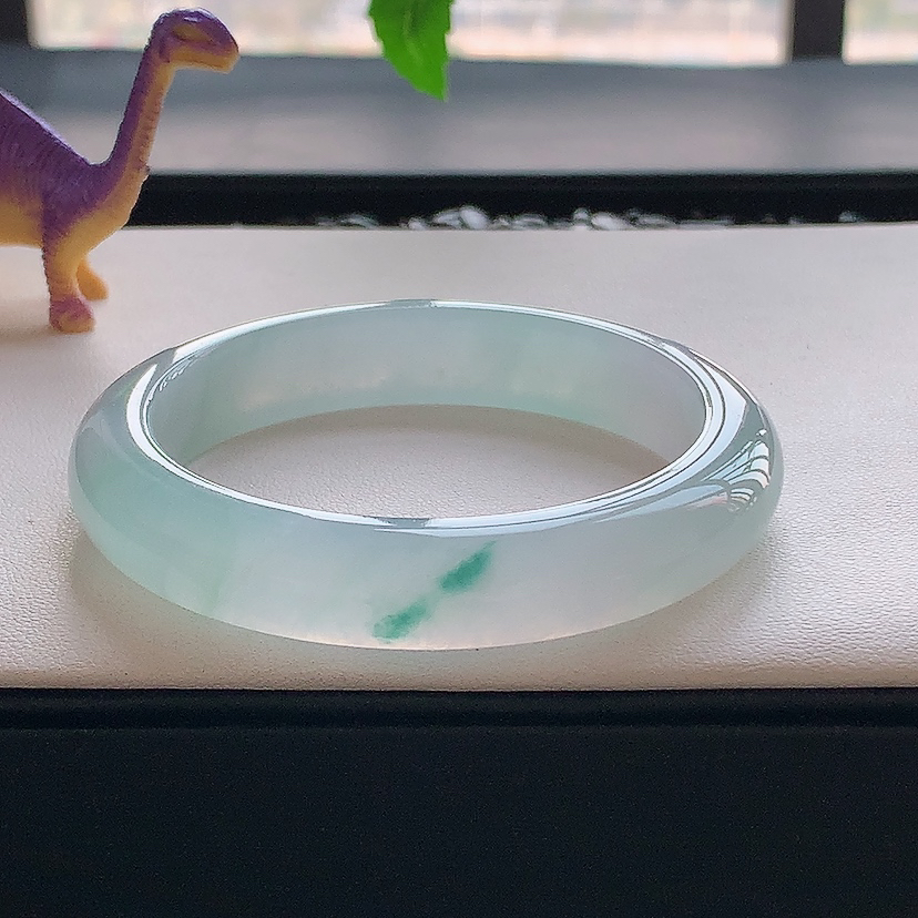 天然缅甸翡翠a货正圈54.2圈口