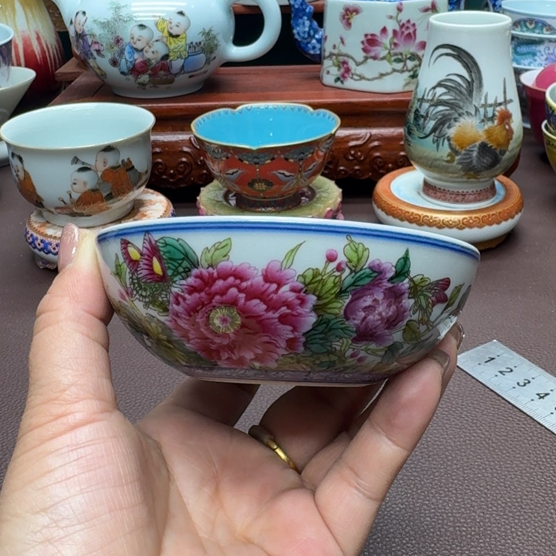 瓷片景德镇仿古手工制作艺术展示