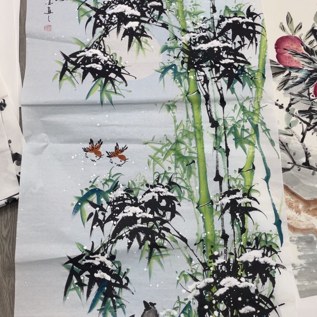 国画许墨老师作品欣赏