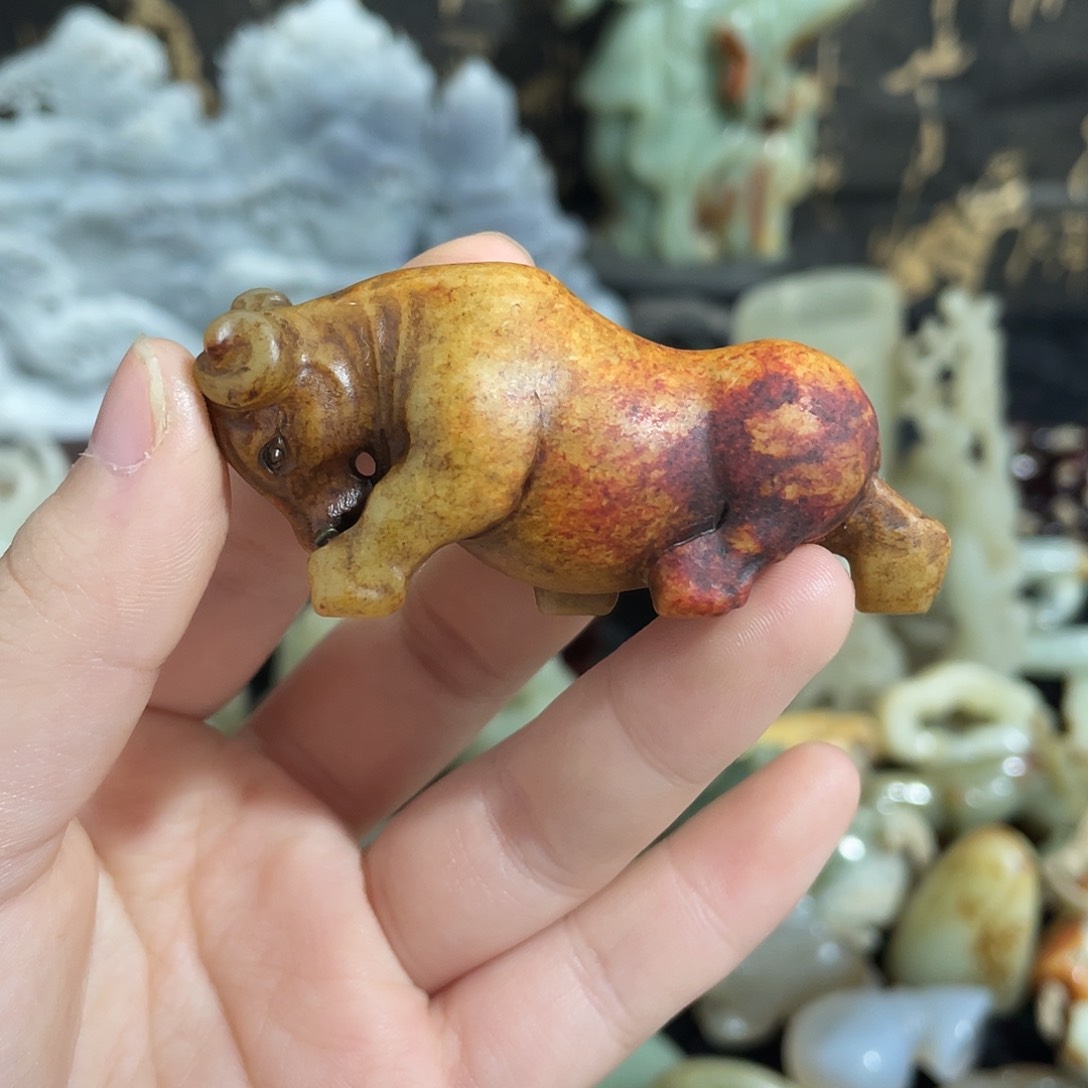 和田玉未镶嵌吊坠(不含链)