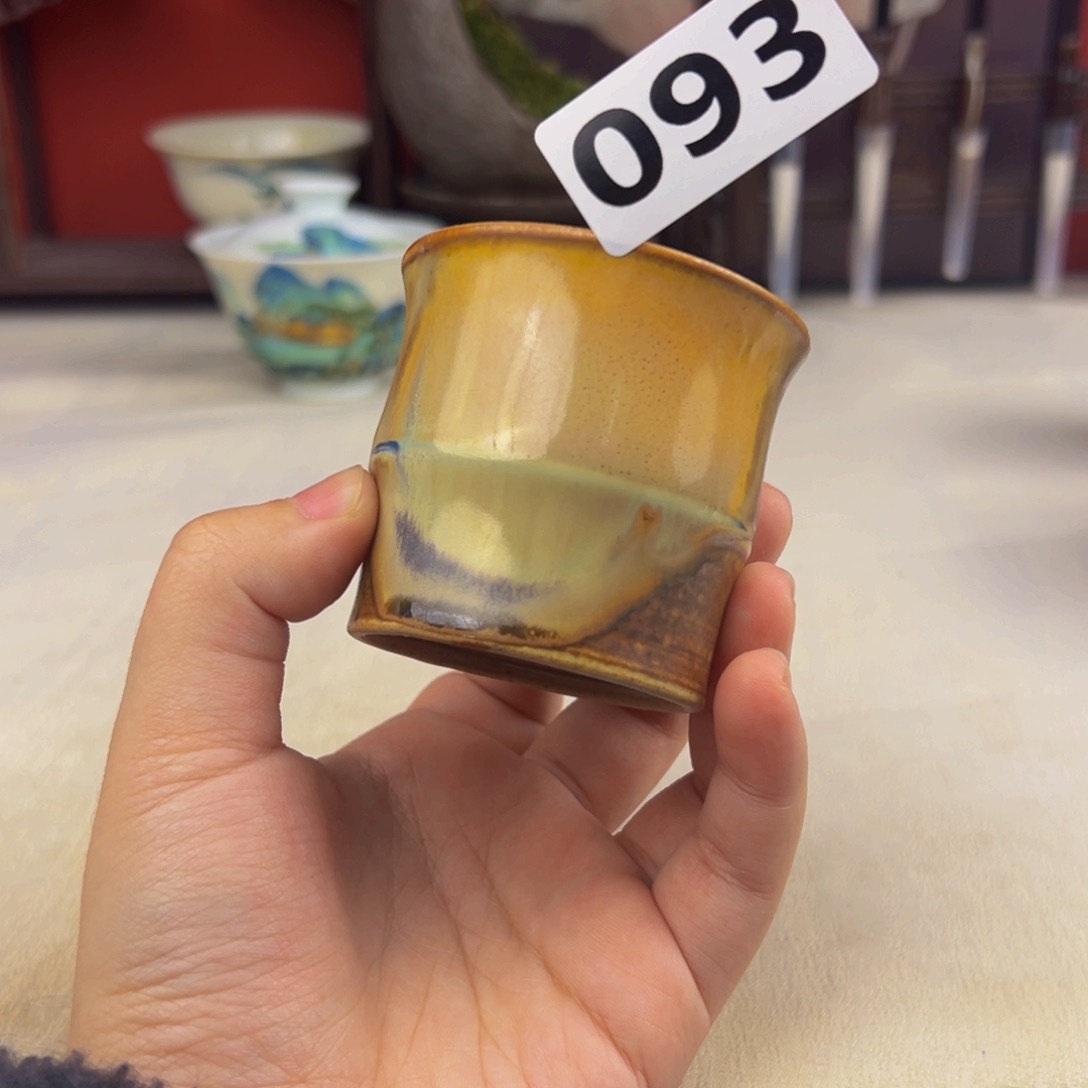 杯子纯手工柴烧主人杯