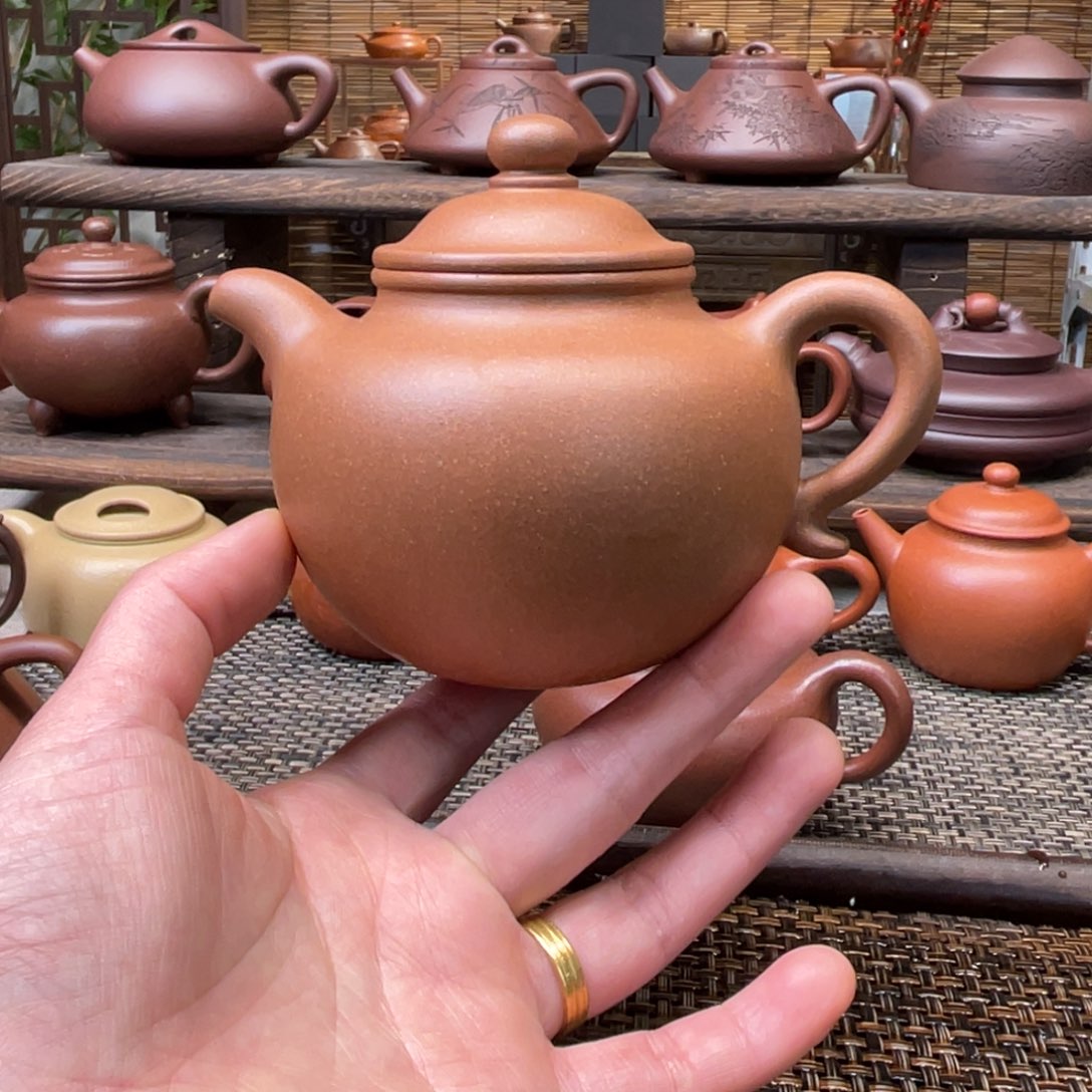 紫砂茶壶宜兴原矿紫砂手工制全280