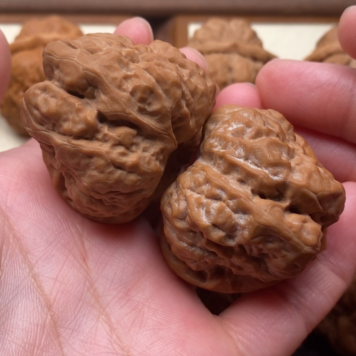 【闪购商品】把件文玩核桃✎***诗边41左右