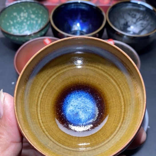 茶盏建盏主人杯茶壶盖碗品茗杯15