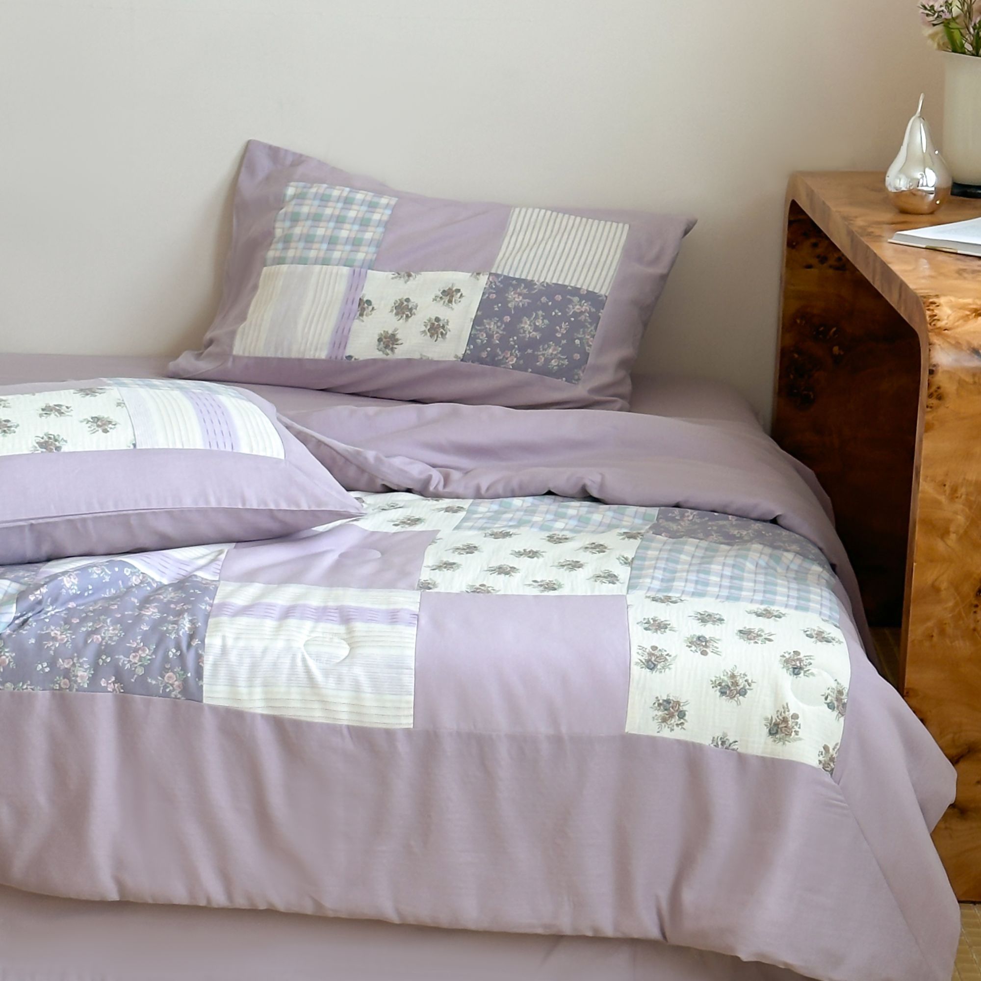 全棉双层纱百家被幸福被拼缝碎花夏被空调被春秋被夏凉被百福被