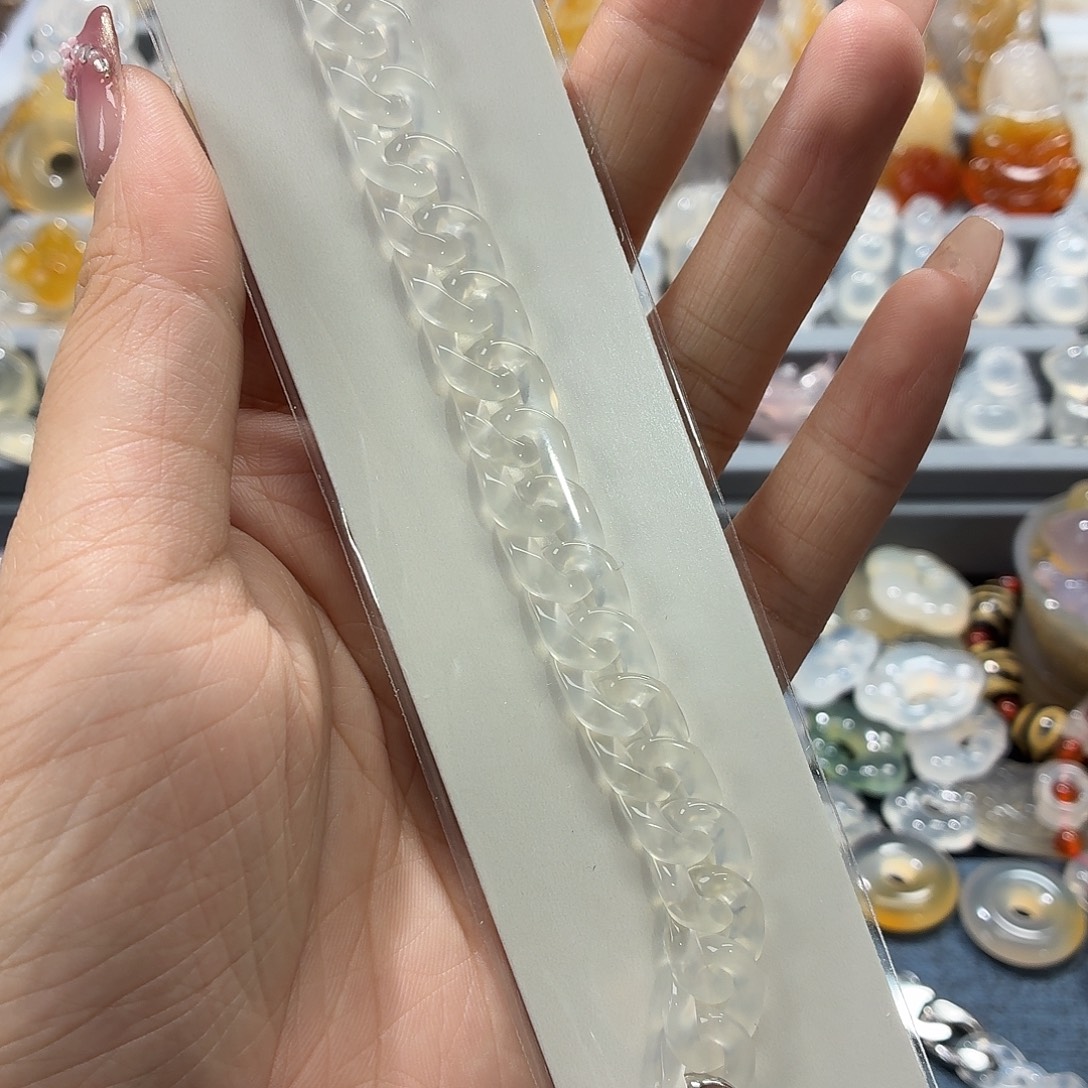 新***一玛瑙/玉髓未镶嵌吊坠(不含链)