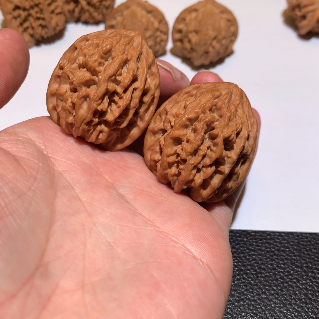 把件文玩核桃饕餮纹36