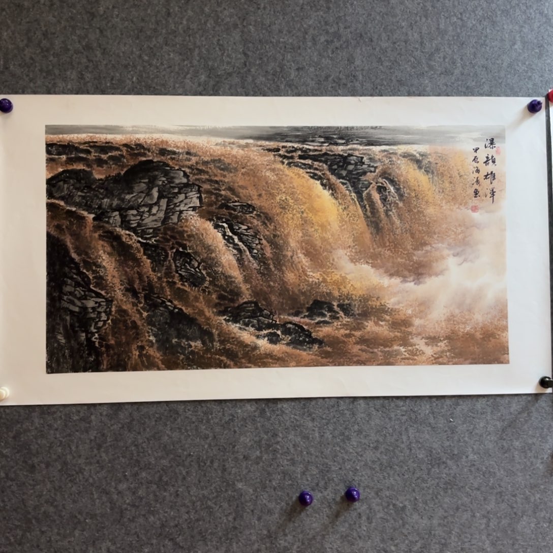 国画国画李海涛画芯100✖️50