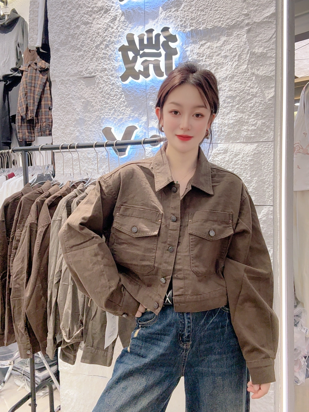 【微微】16267#绣萝短外套