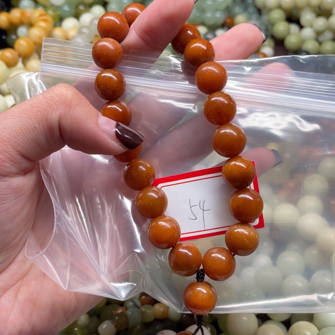 蛇纹石玉未镶嵌手串