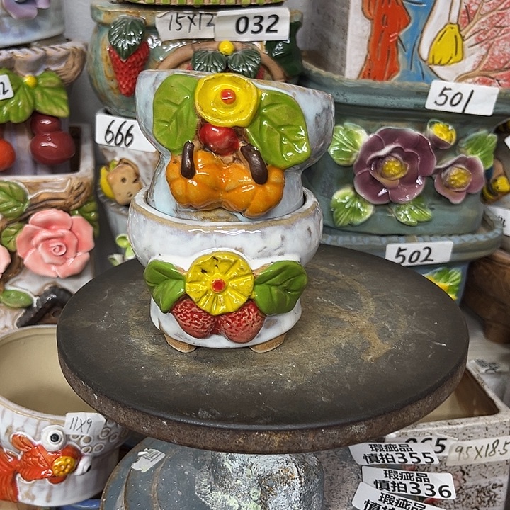 粗陶材质多肉花盆