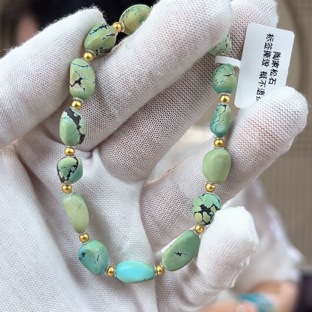 绿松石珠宝奇石未镶嵌