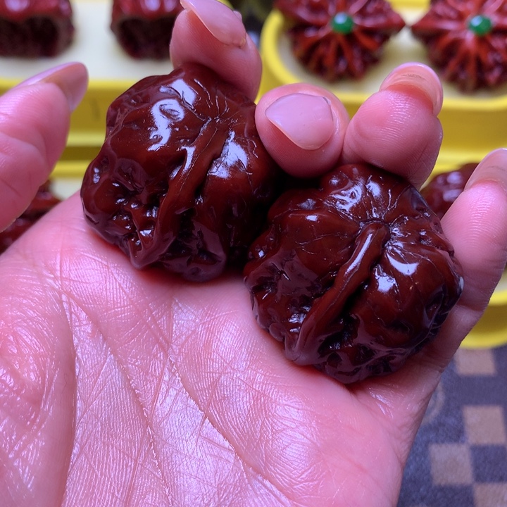 文玩核桃吊坠一帆风顺35