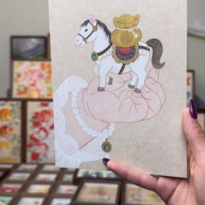 阿***欢有机玻璃马上来财