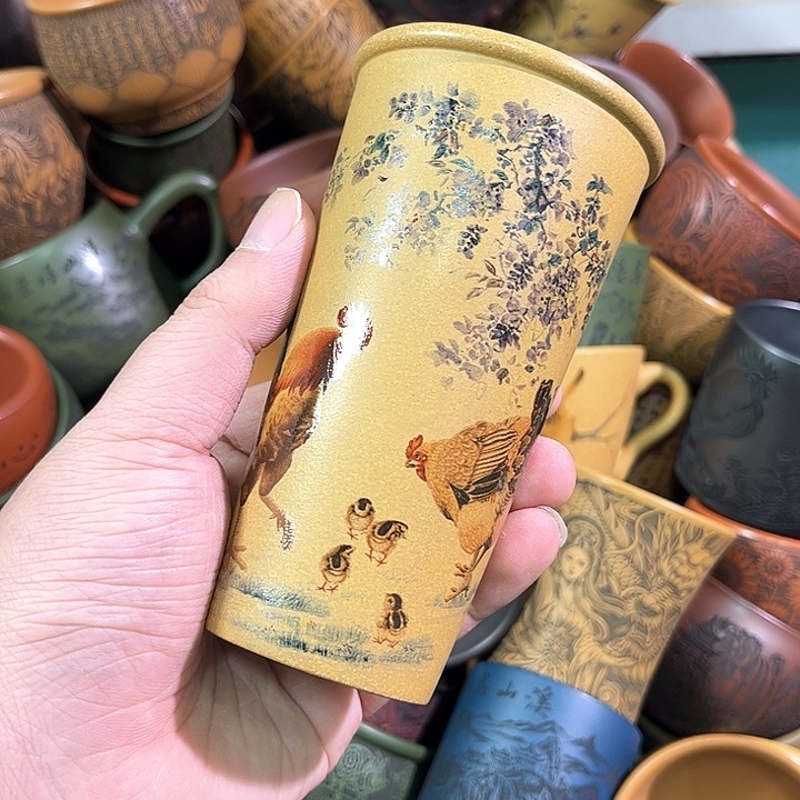 茶杯紫砂全手工紫砂主人杯