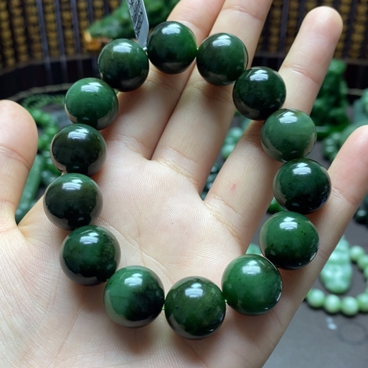 和田玉手串未镶嵌