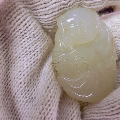 和田玉（白玉）挂件未镶嵌