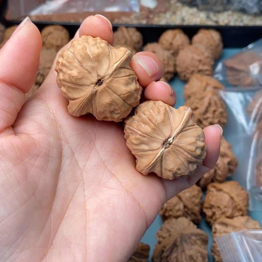 把件文玩核桃龟甲纹8