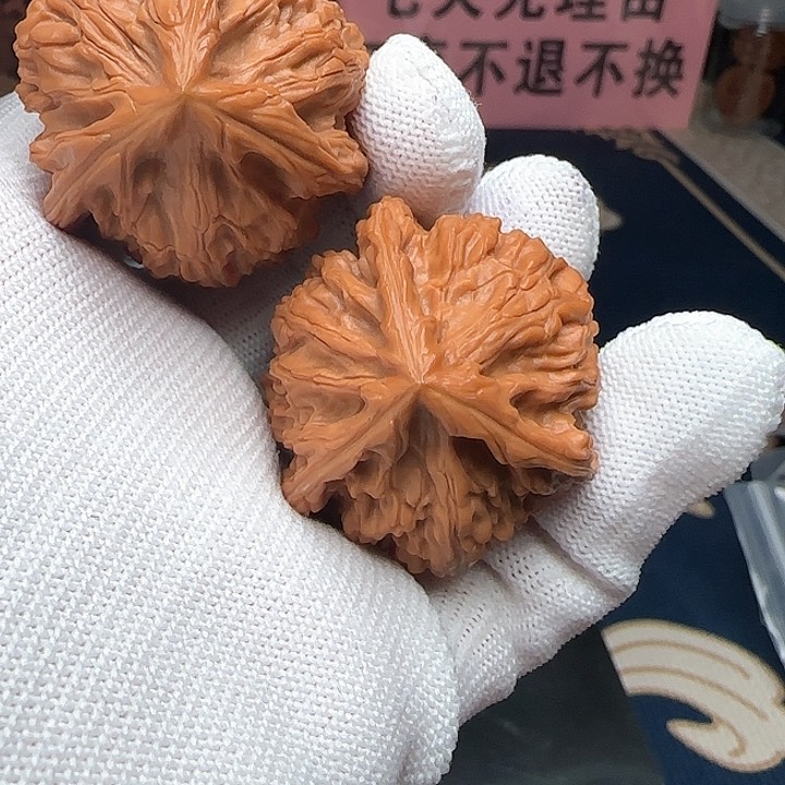 文玩核桃吊坠文山三棱40