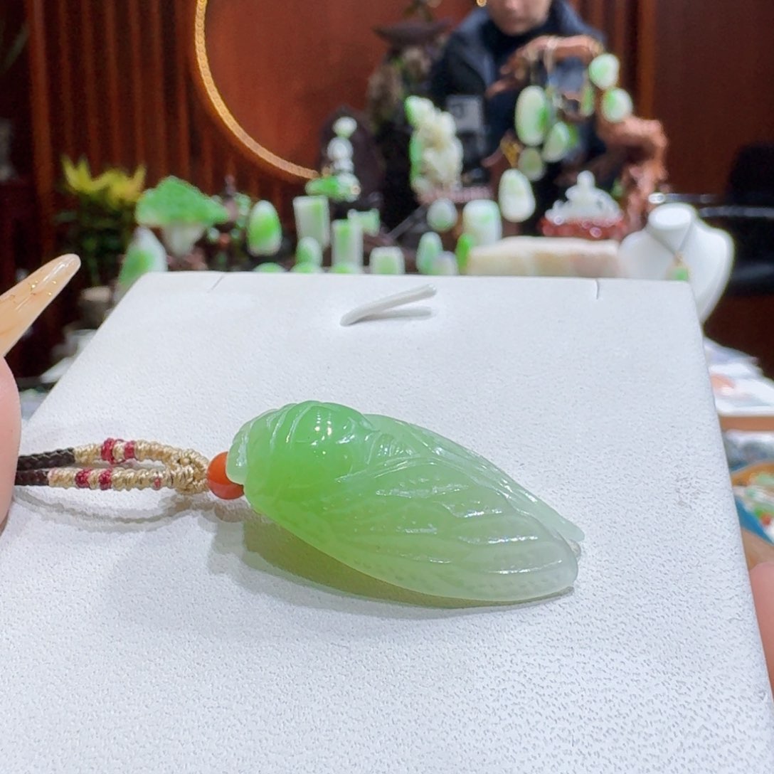 和田玉翠青金蝉未镶嵌