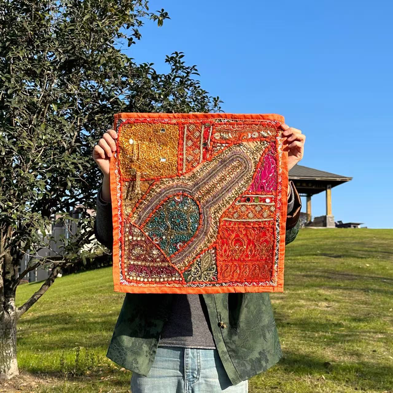 宠粉老沙丽抱枕套装饰画默认微瑕掉珠线头