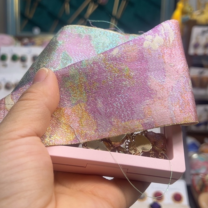 布艺合金葫芦手链