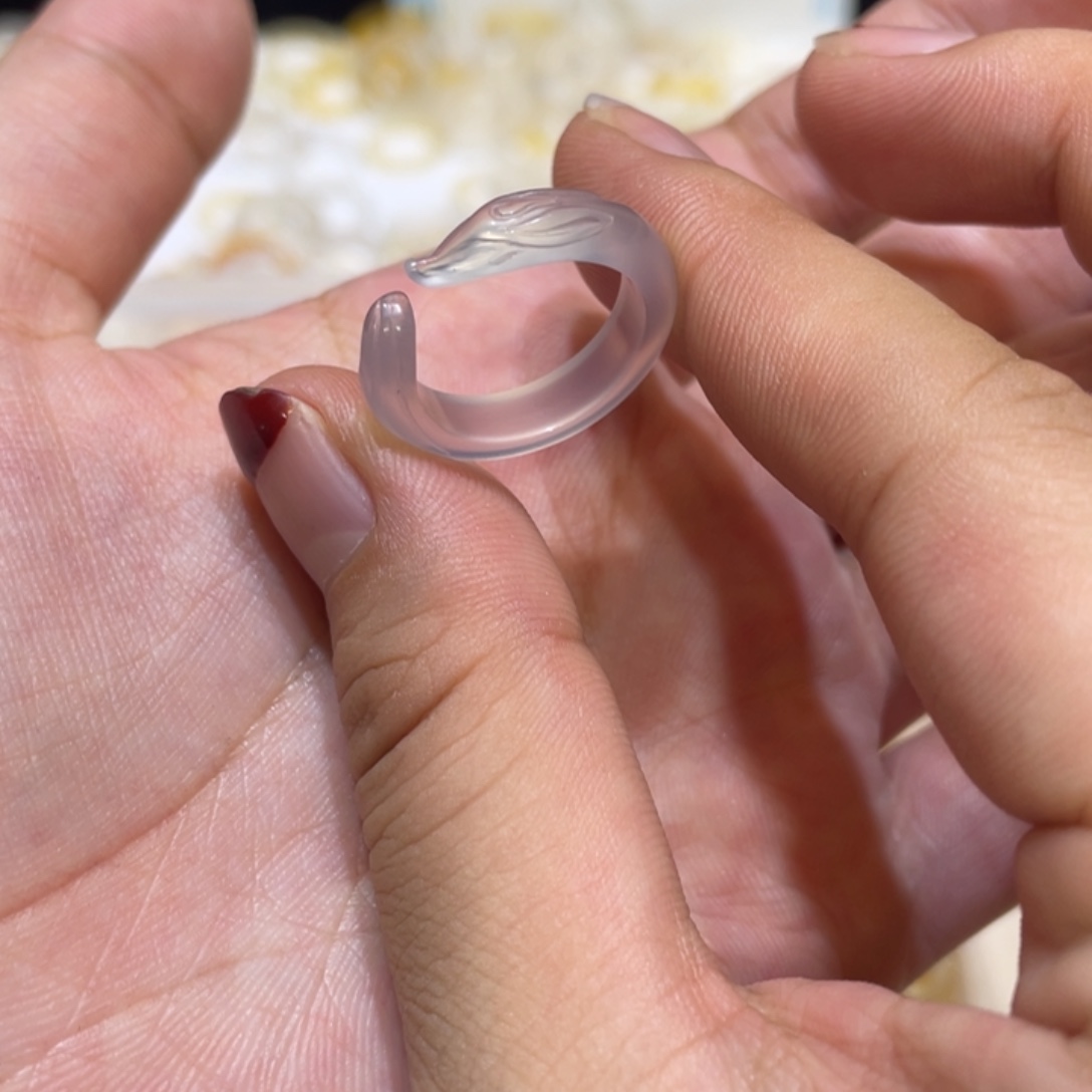 玛瑙/玉髓未镶嵌戒指350号港12