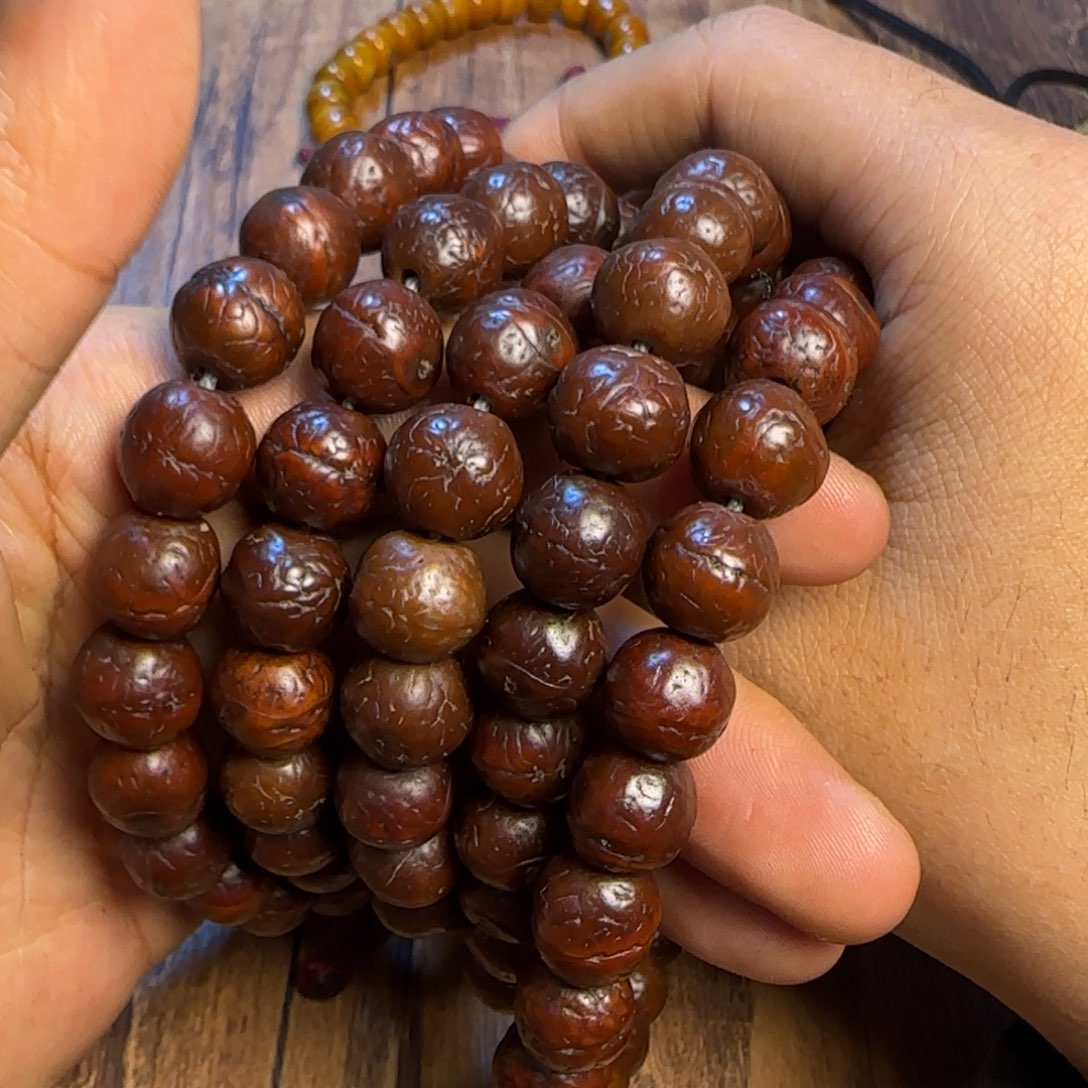 凤眼菩提手串粉*小黑