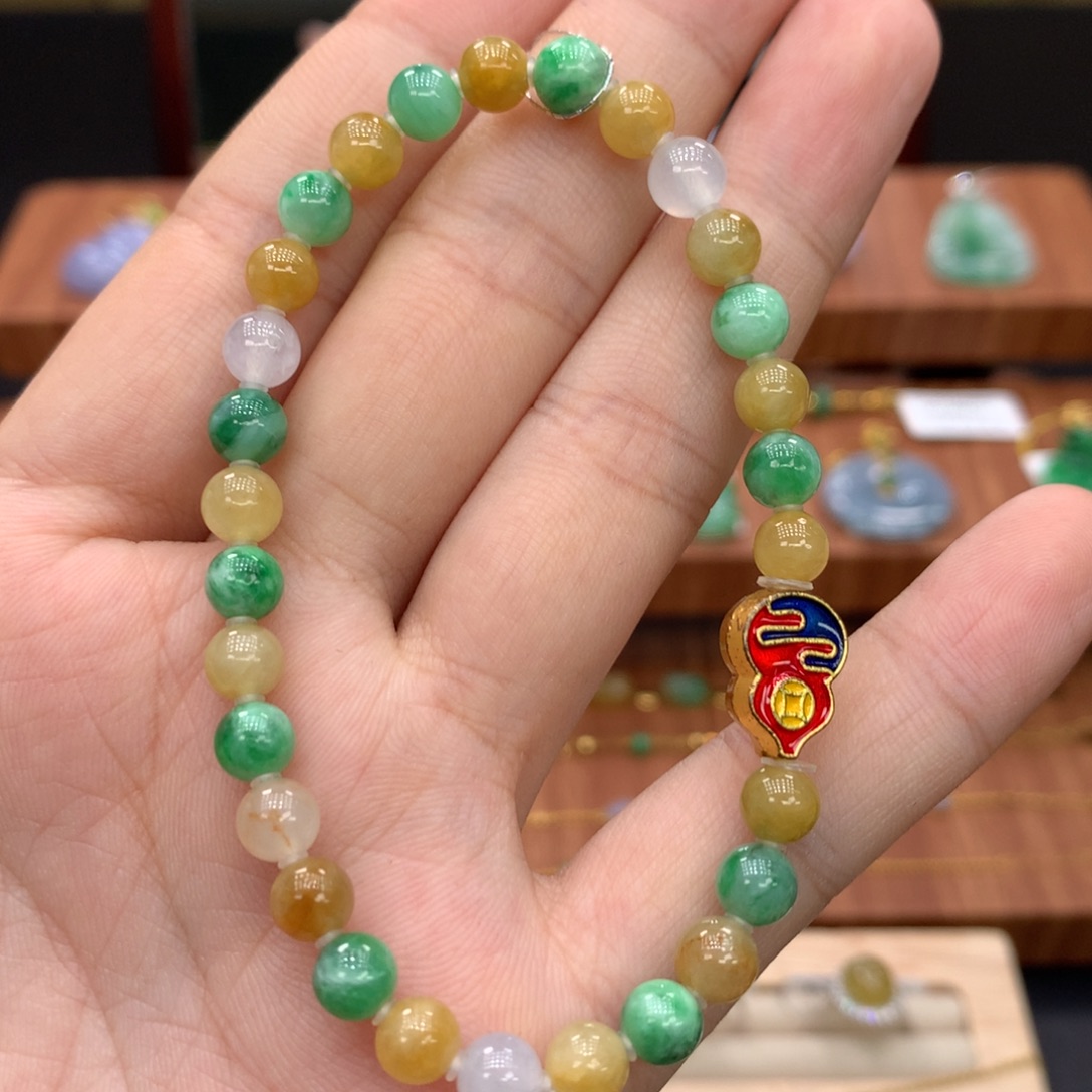翡翠未镶嵌手串33