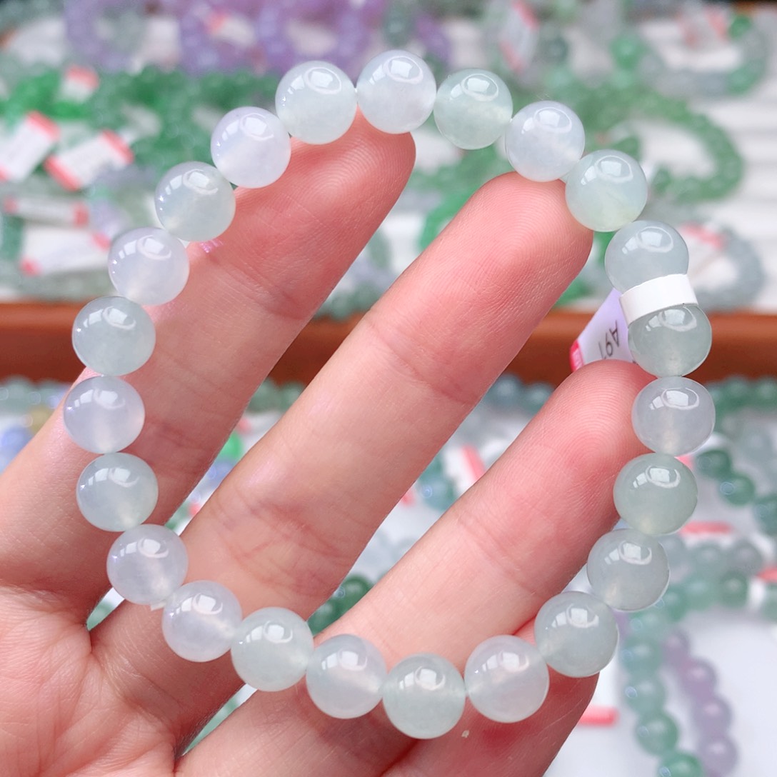 翡翠手链未镶嵌翡翠7.8mm