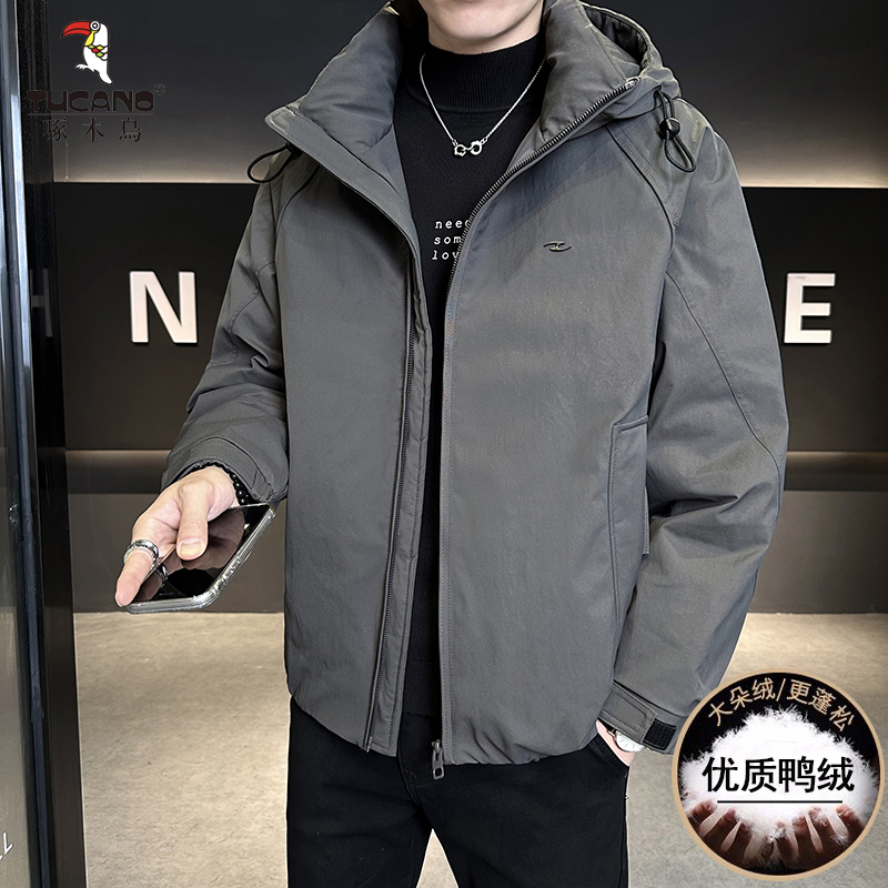 TUCANO/啄木鳥2025冬季新款鸭绒极寒连帽羽绒服档次加厚保暖帅气