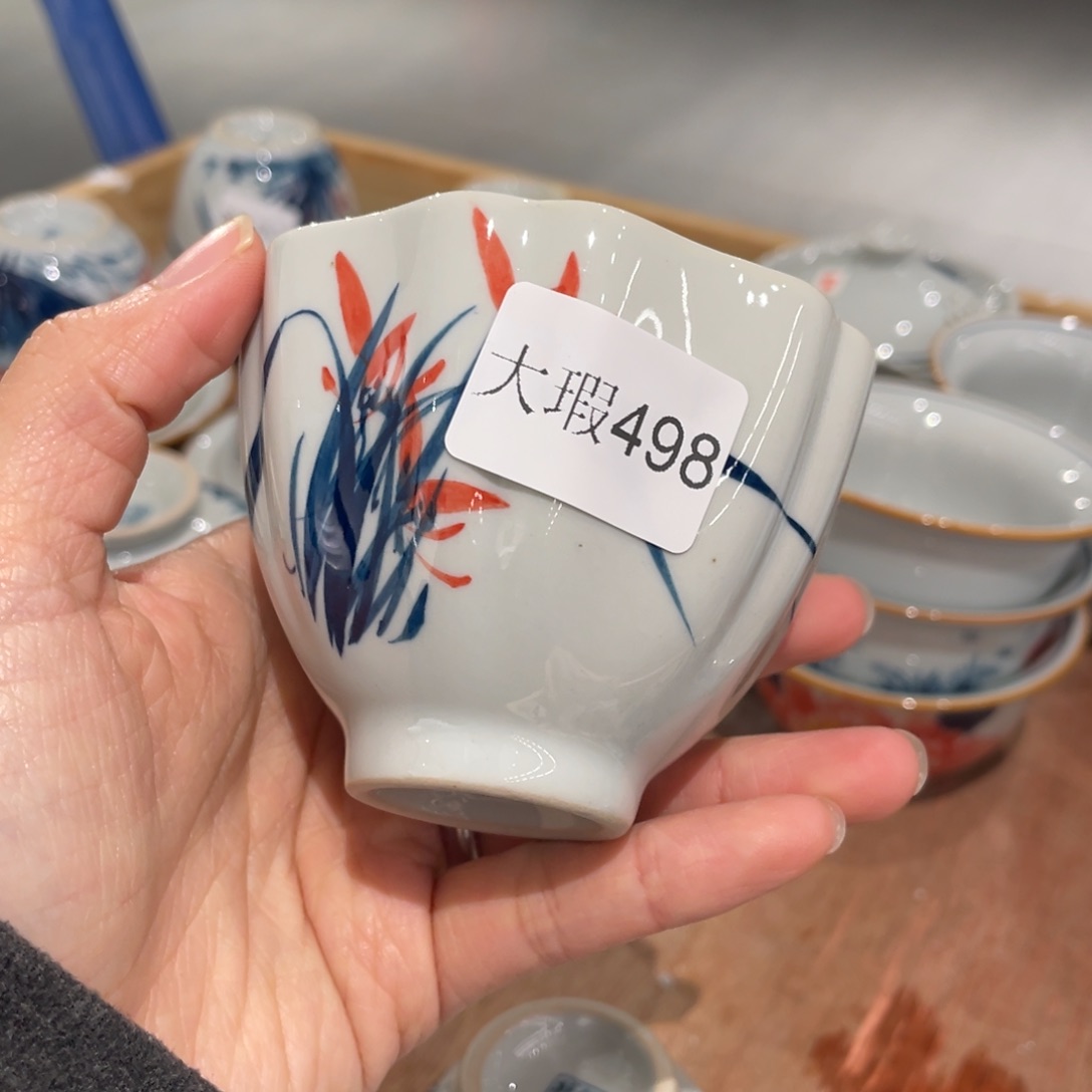 有瑕釉下彩纯手绘