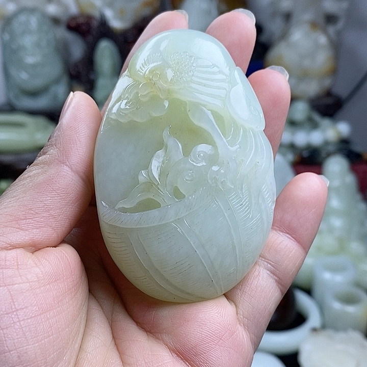 和田玉挂件未镶嵌