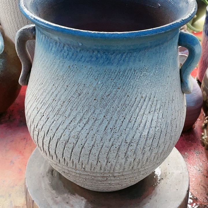 紫砂花盆瑕疵22.28花盆