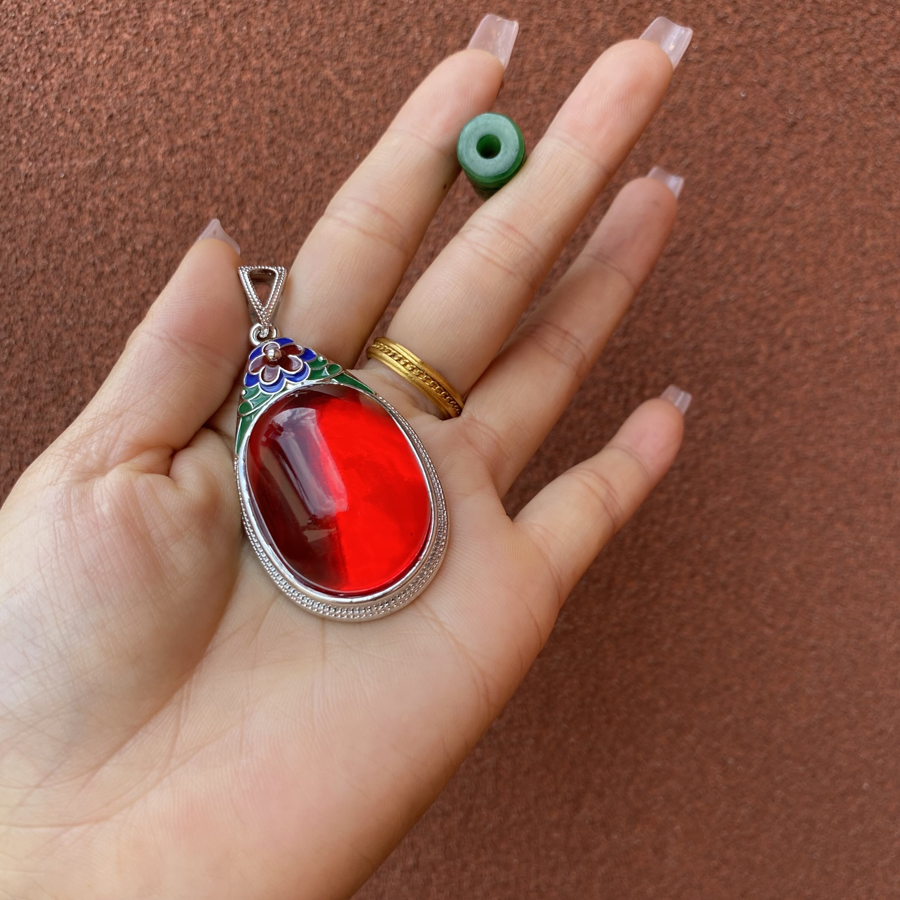 40-精工镶嵌吊坠