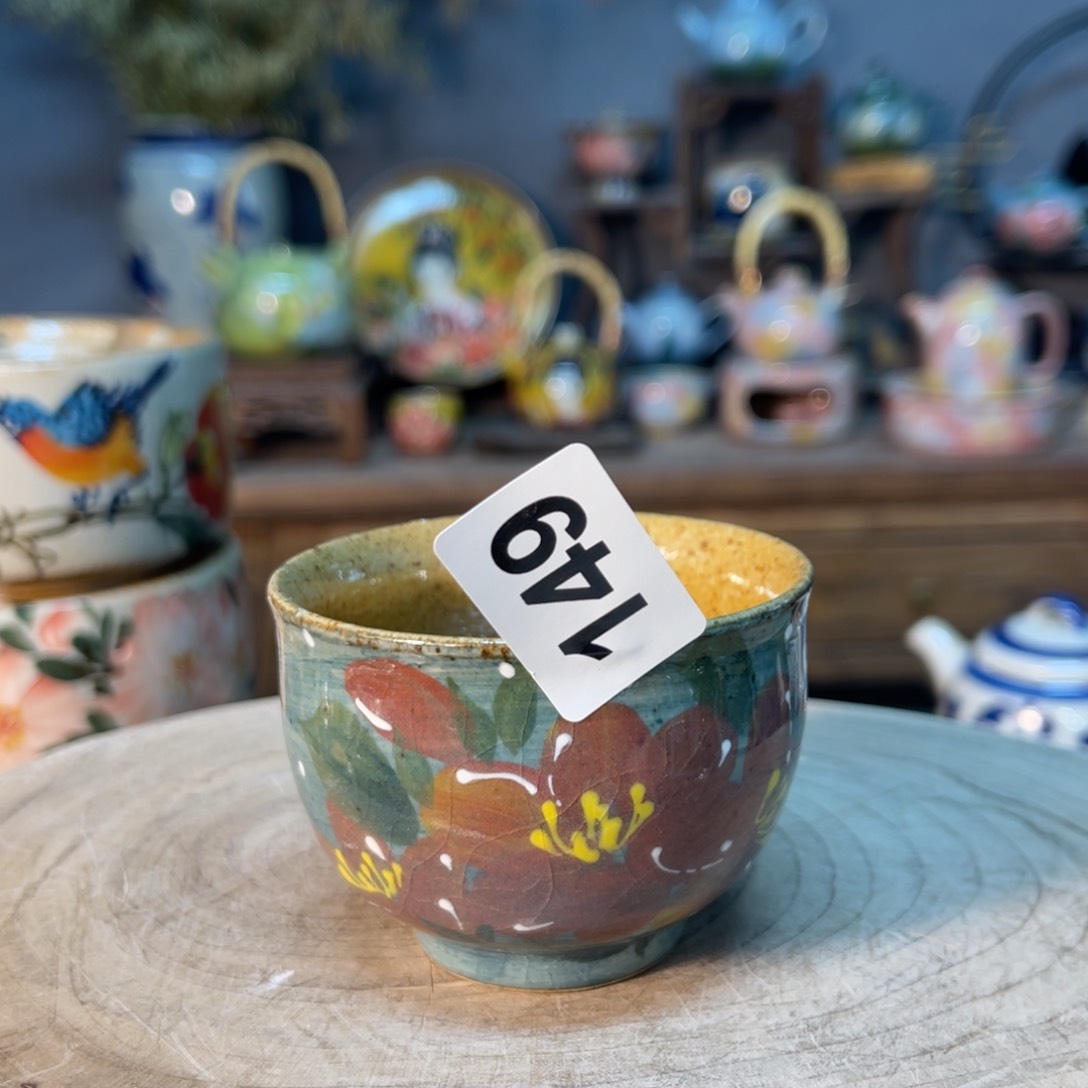 杯素浅陶瓷手工手绘