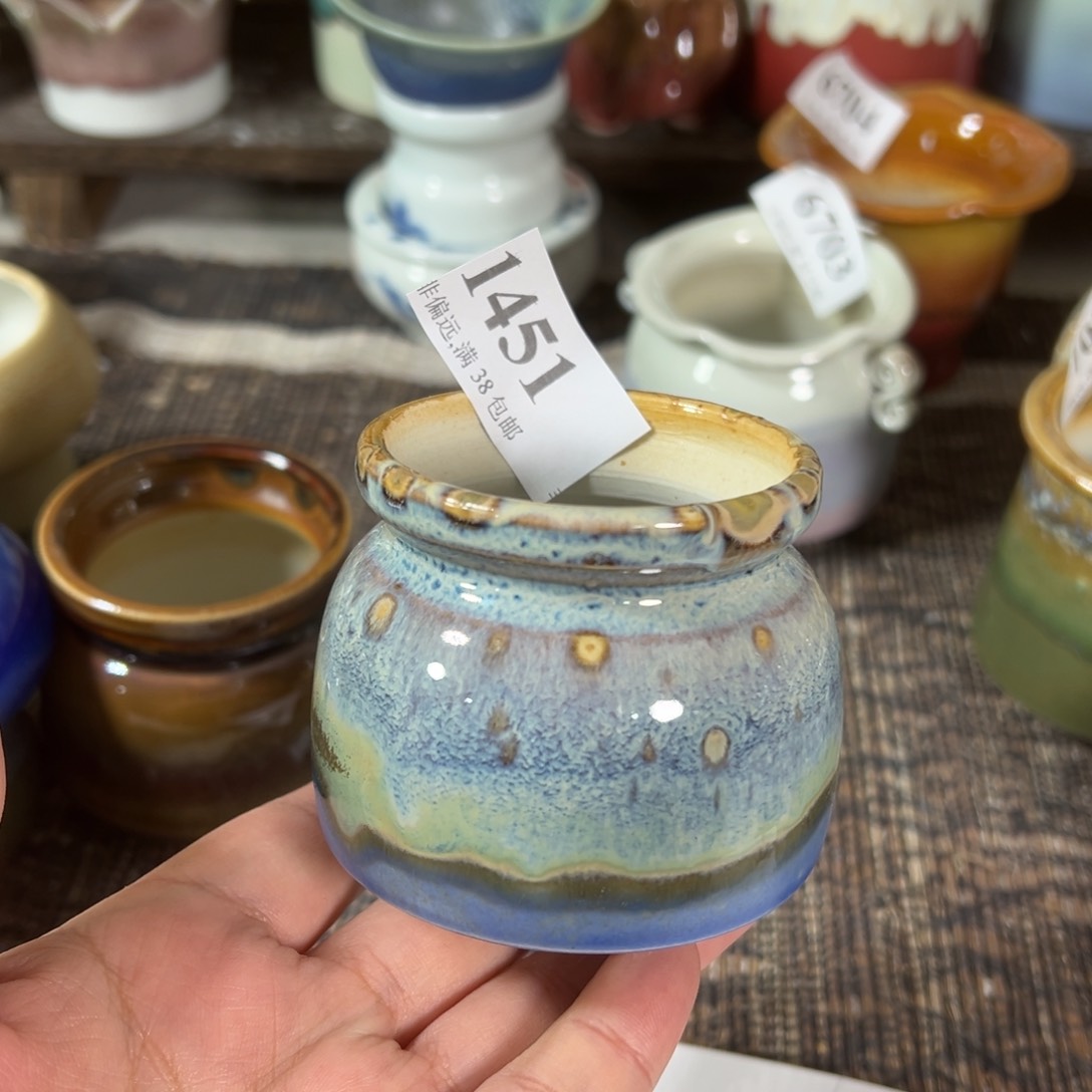 红陶景德镇手工花盆