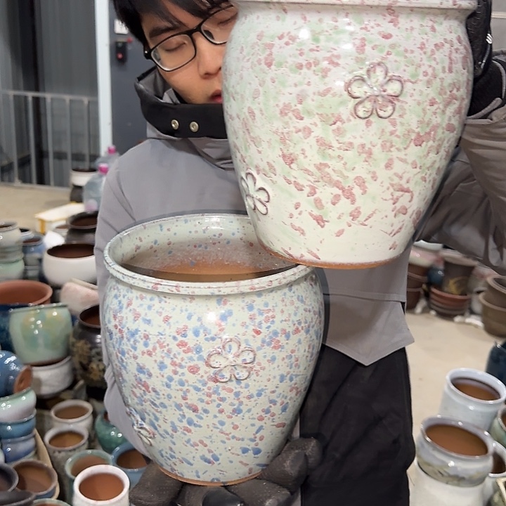 高度21口18啦啦花盆