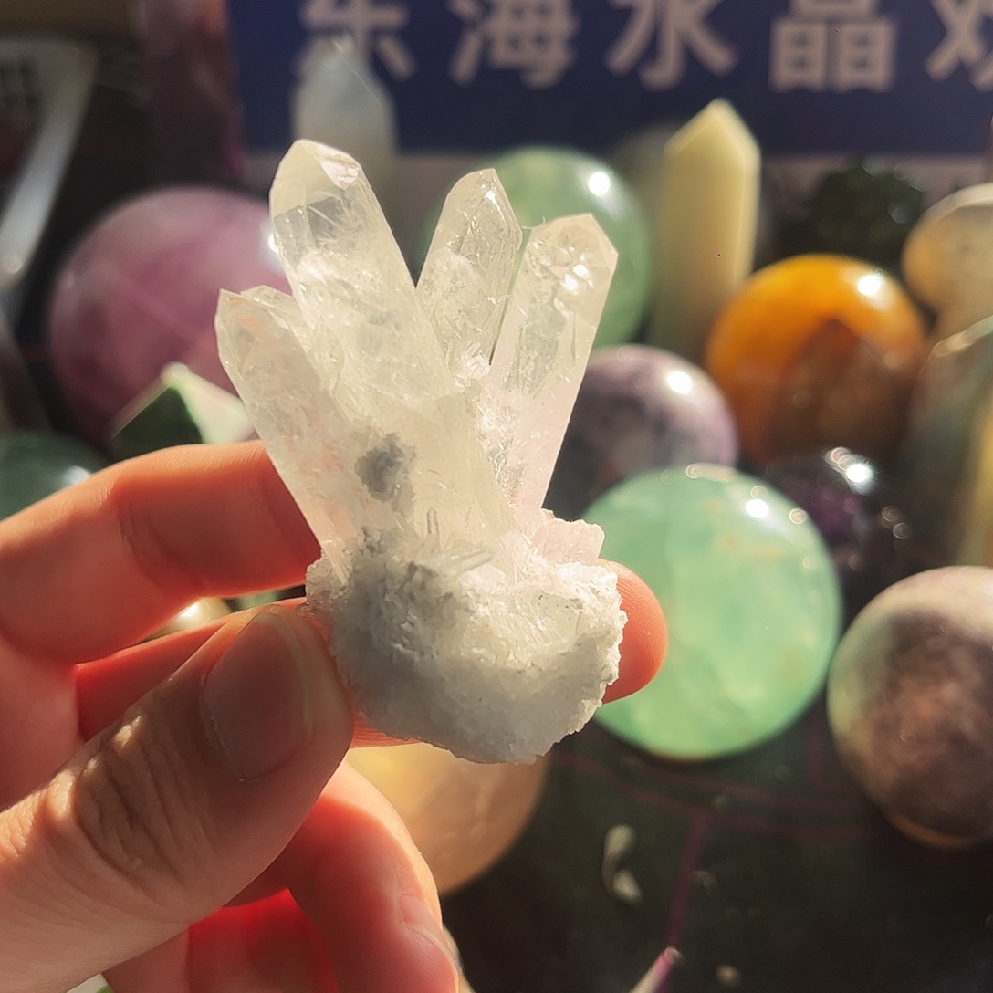 水晶天然水晶微瑕未镶嵌