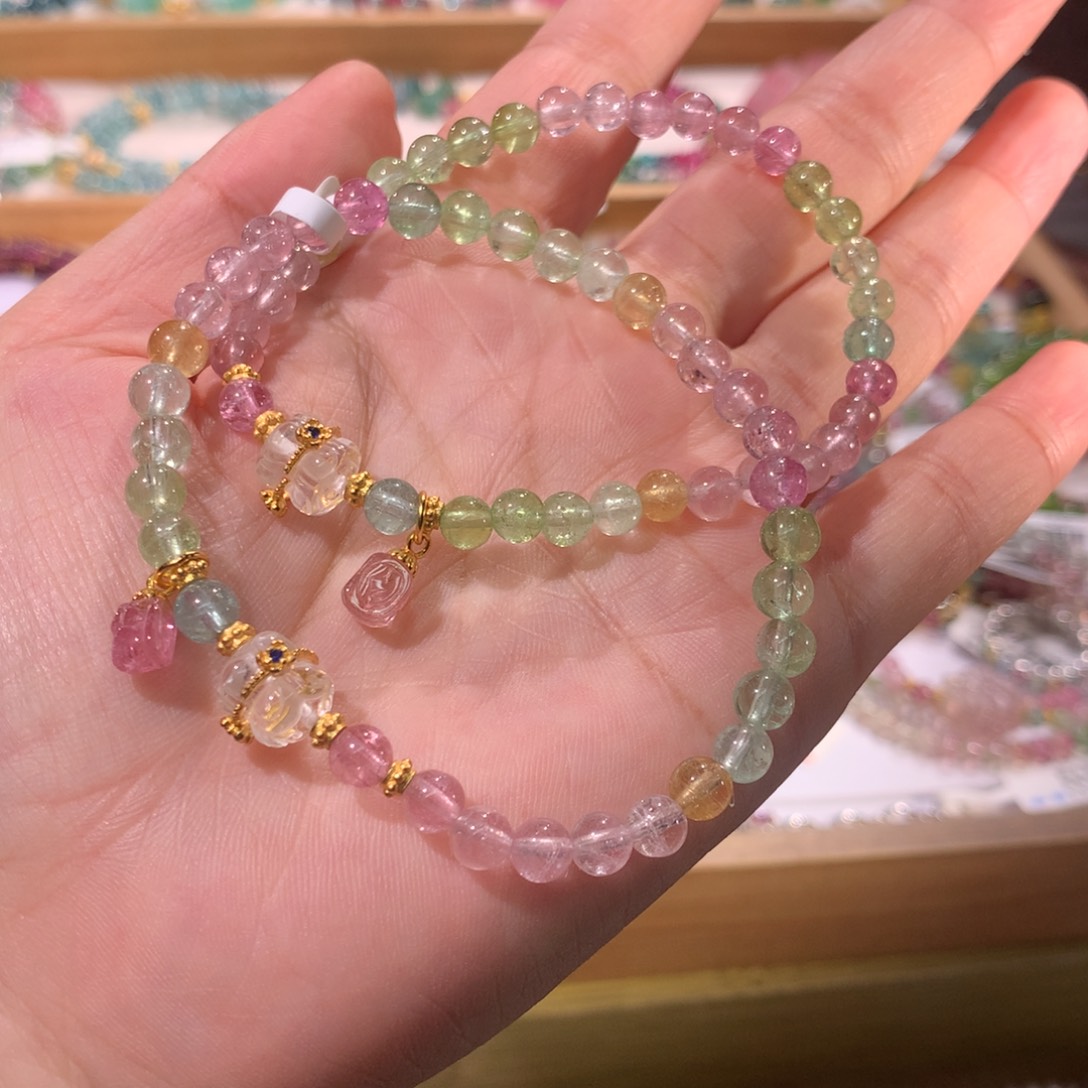 手串未镶嵌碧玺多样性发其一