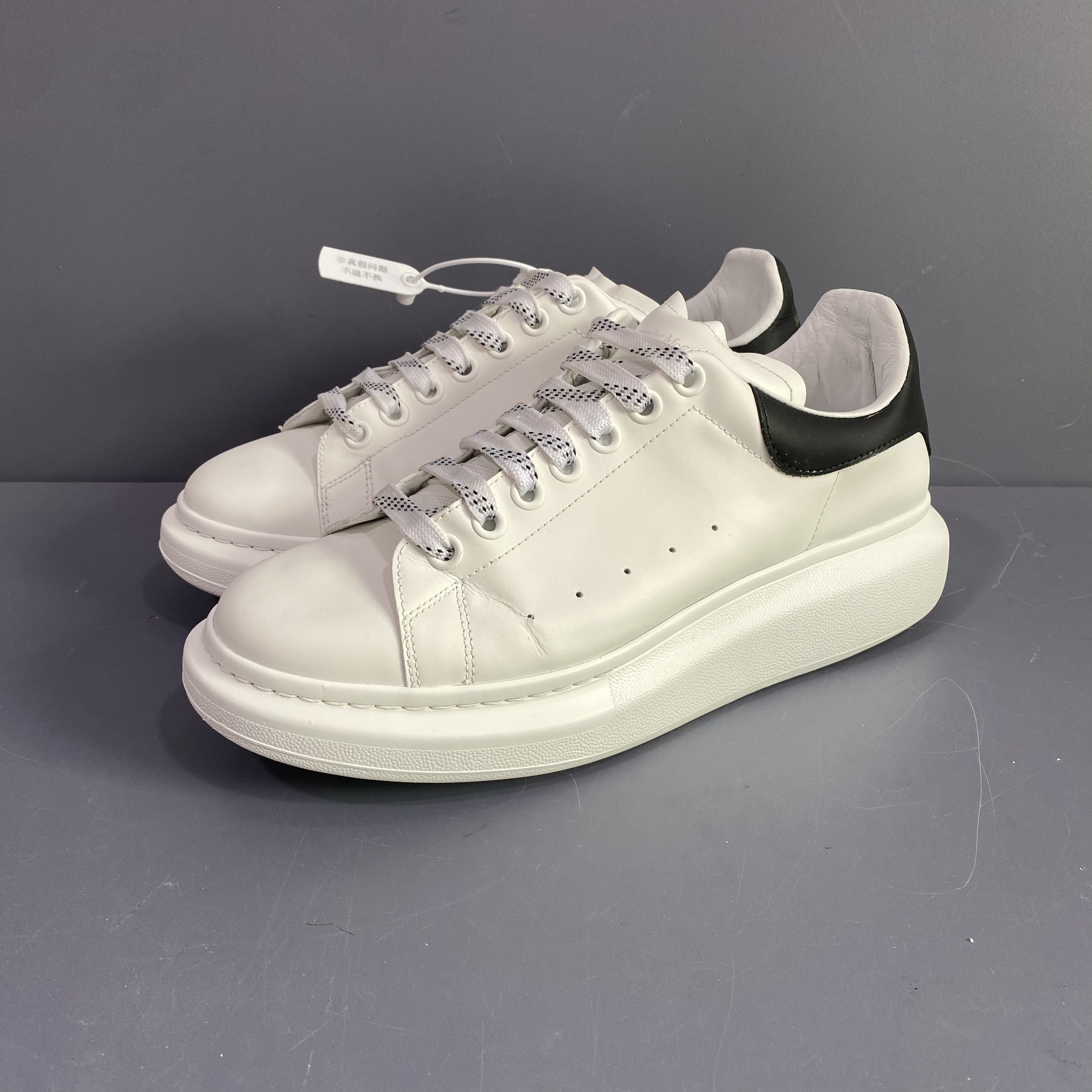 95新 Alexander McQueen/亚历山大·麦昆 43码 休闲鞋 内衬磨损280