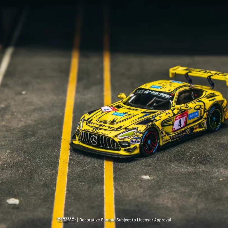 Tarmac Works TW奔驰AMG GT3纽博格林24小时 64比例合金汽车模型