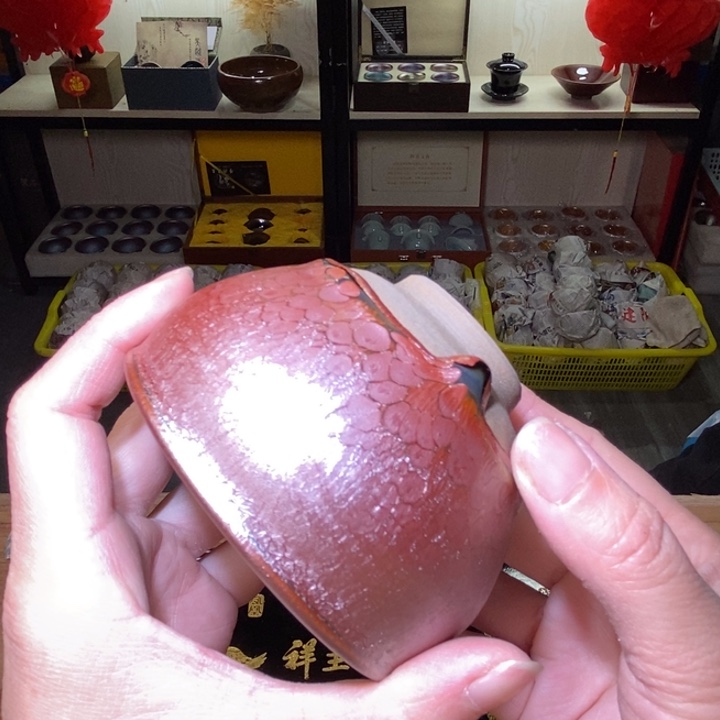 茶盏不带礼盒，建盏主人杯