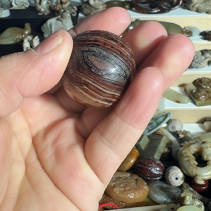 真***言和田玉（糖玉）未镶嵌挂件