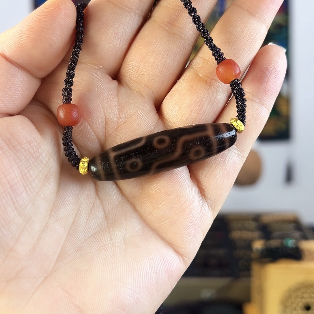 合金颈饰玛瑙/玉髓～曲贡