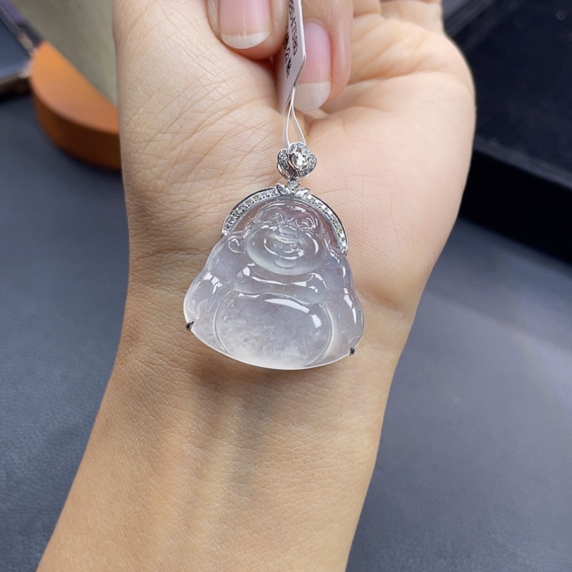 【闪购商品】翡翠颈饰18K金镶嵌23号 高冰玻