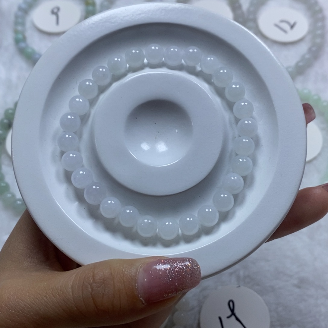 翡翠手链未镶嵌缅甸纯天然A货翡翠